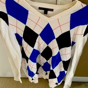 Large Mens V Neck Sweater